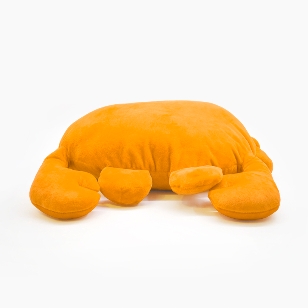Мягкая игрушка-подушка Дивале Краб 38 см оранжевый арт.139/40/221