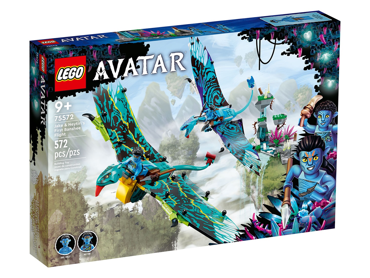 Lego Avatar 75572 Джейк и Нейтири: первый полет на Банши