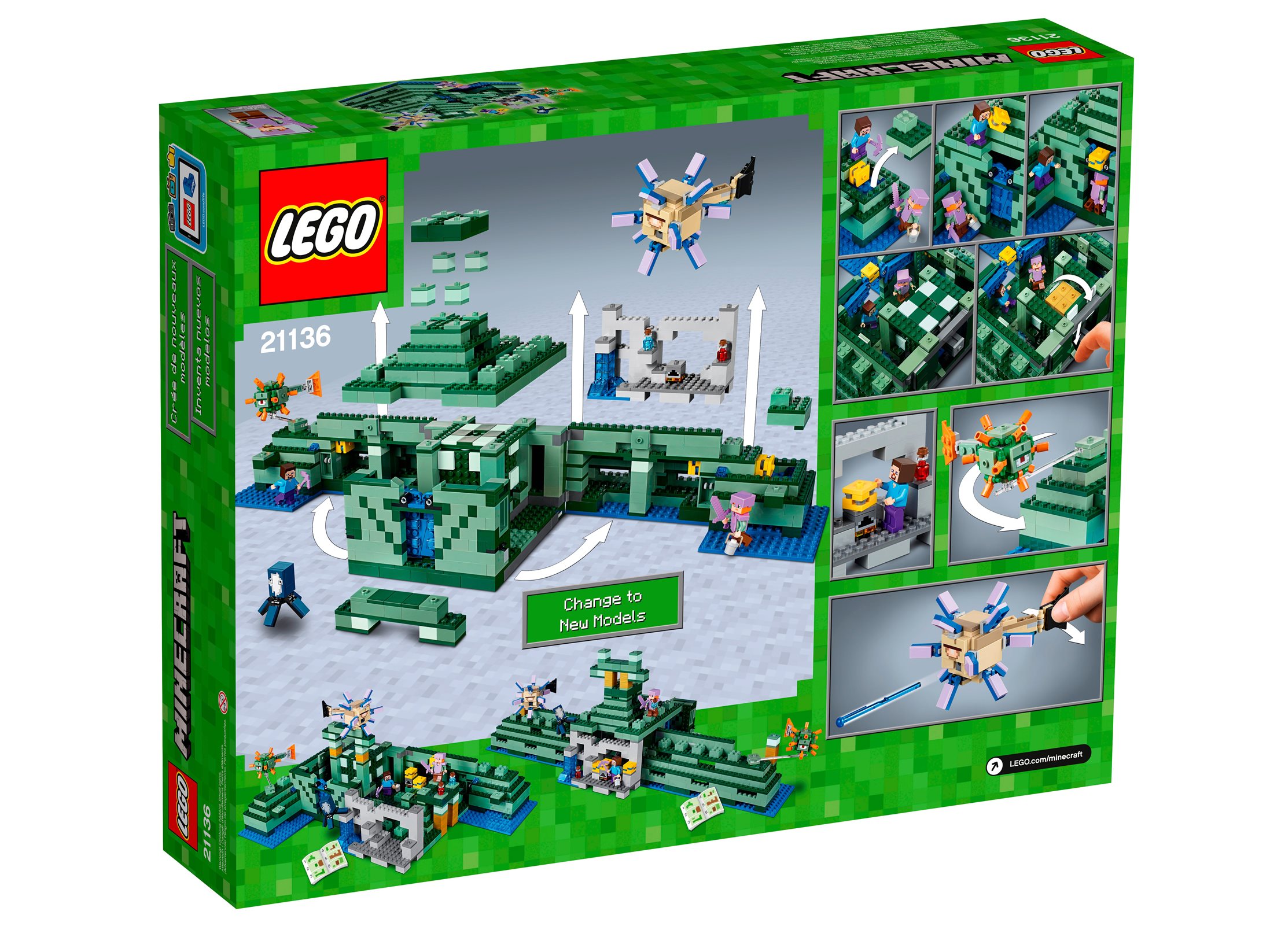 Lego Minecraft 21136 Подводная крепость