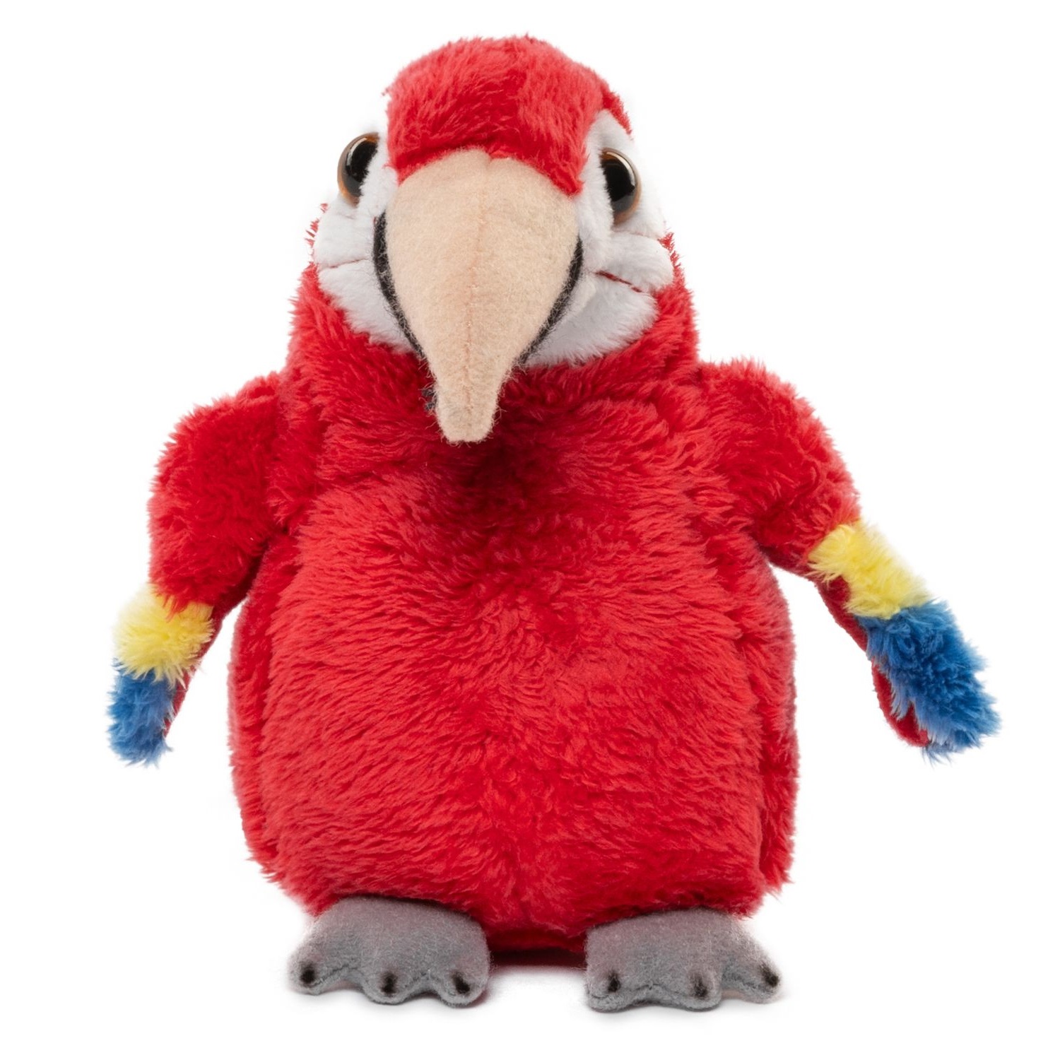 Мягкая игрушка Leosco Попугай красный 13 см арт.VP015A22