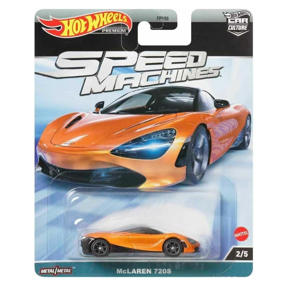 Машинка Hot Wheels Premium HKC43 McLaren 720S Car Culture Speed Machines 2023 2/5