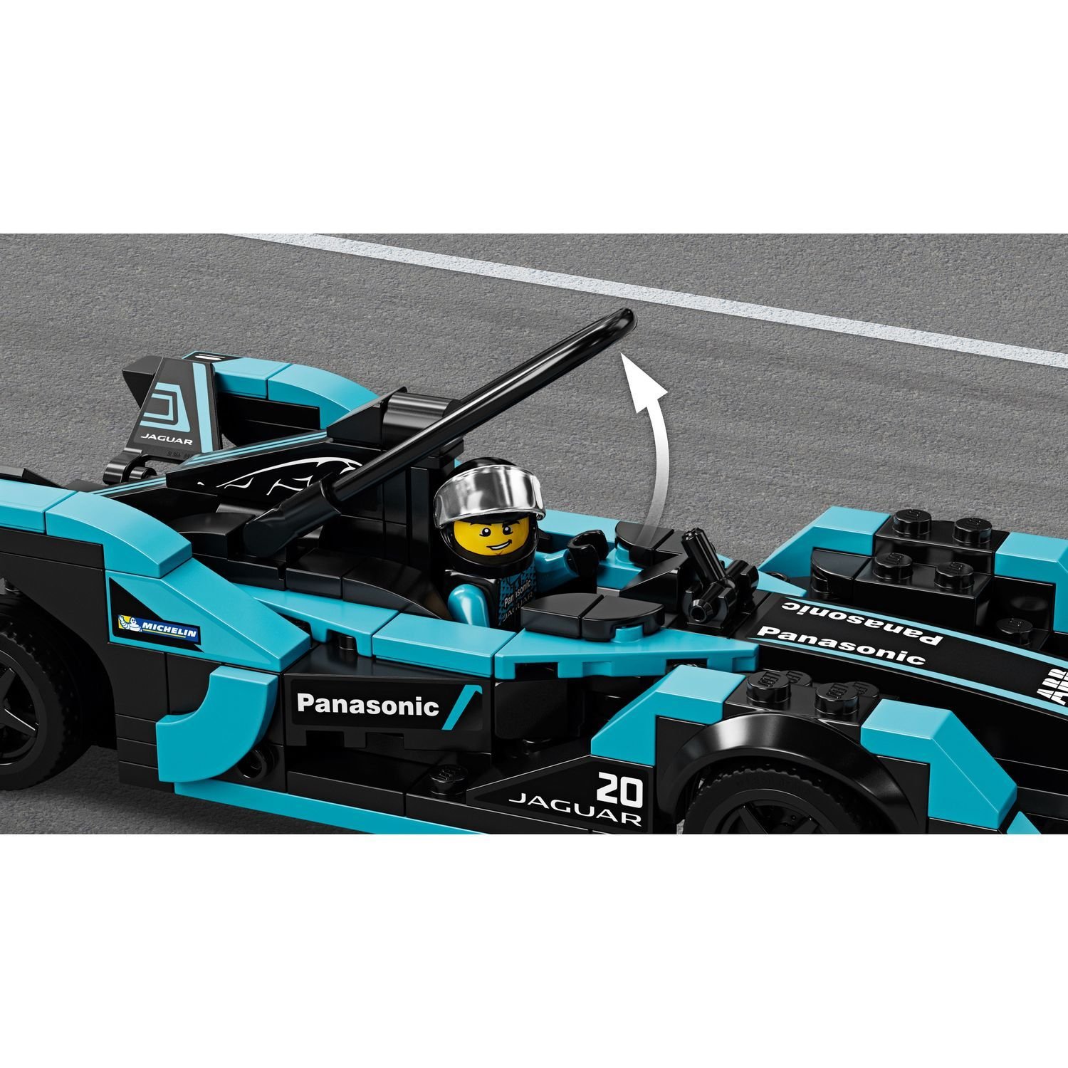 Lego Speed Champions 76898 Formula E Panasonic Jaguar Racing GEN2 car Jaguar I-Pace eTrophy