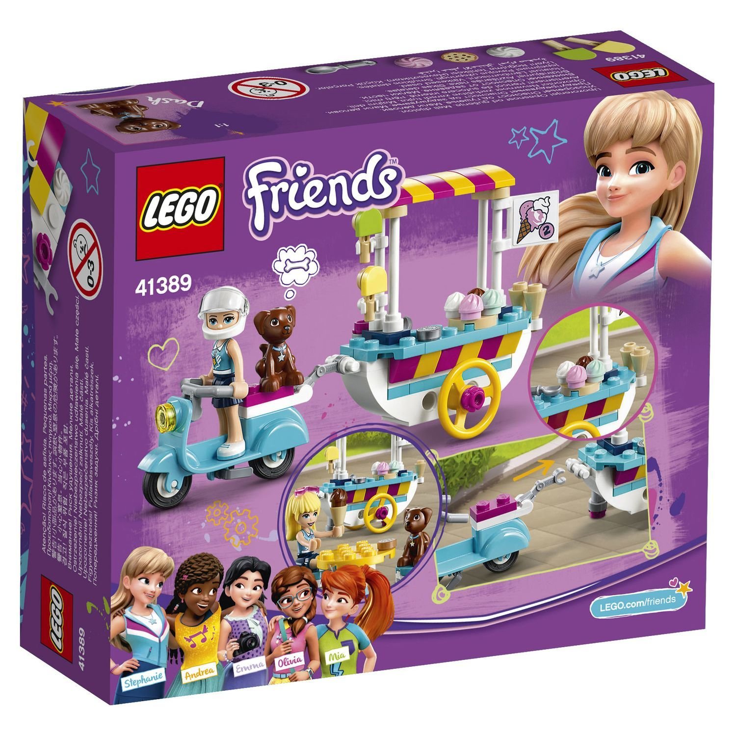 Lego Friends 41389 Тележка с мороженым