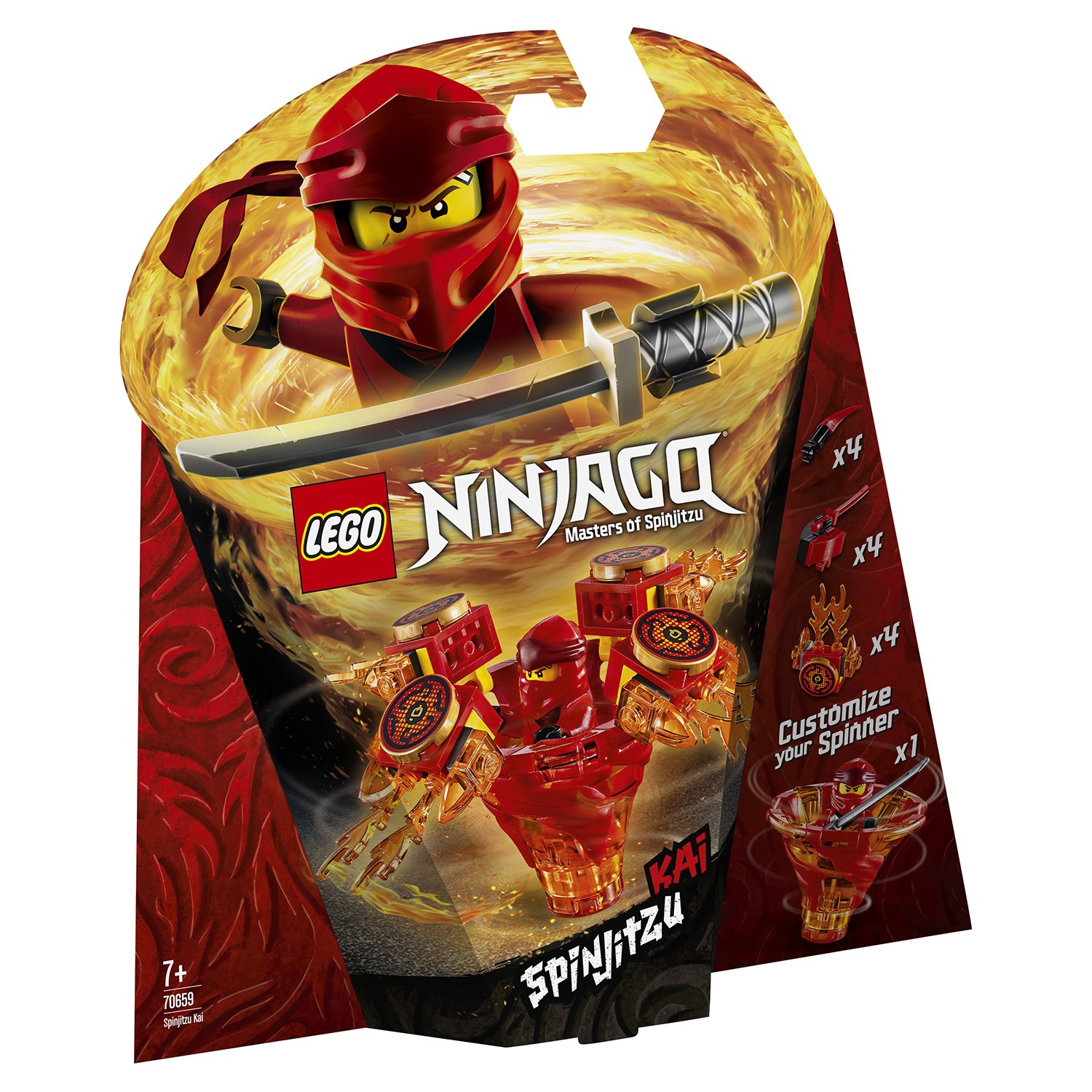 Lego Ninjago 70659 Кай - мастер Кружитцу