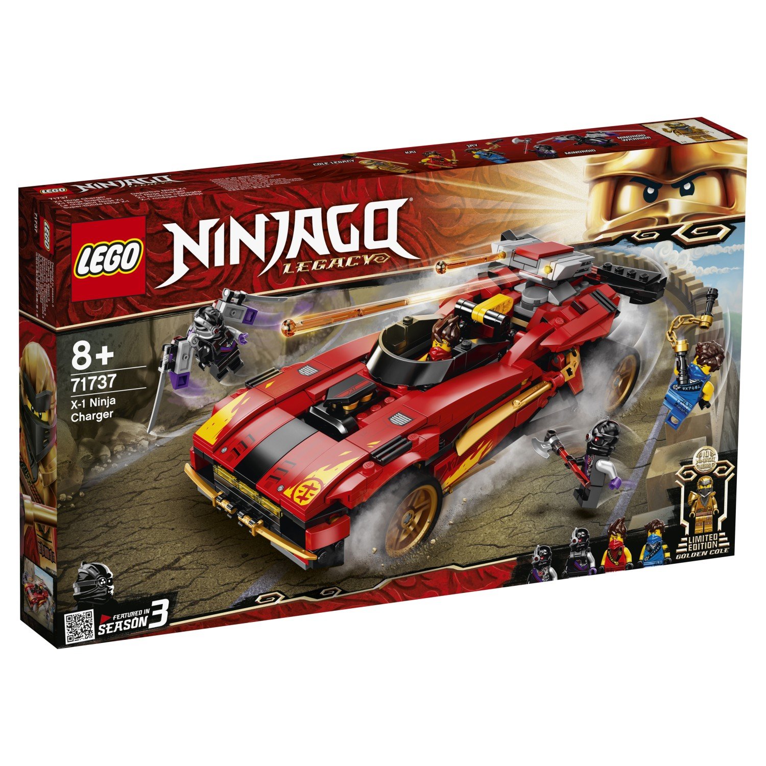Lego Ninjago 71737 Ниндзя-перехватчик Х-1