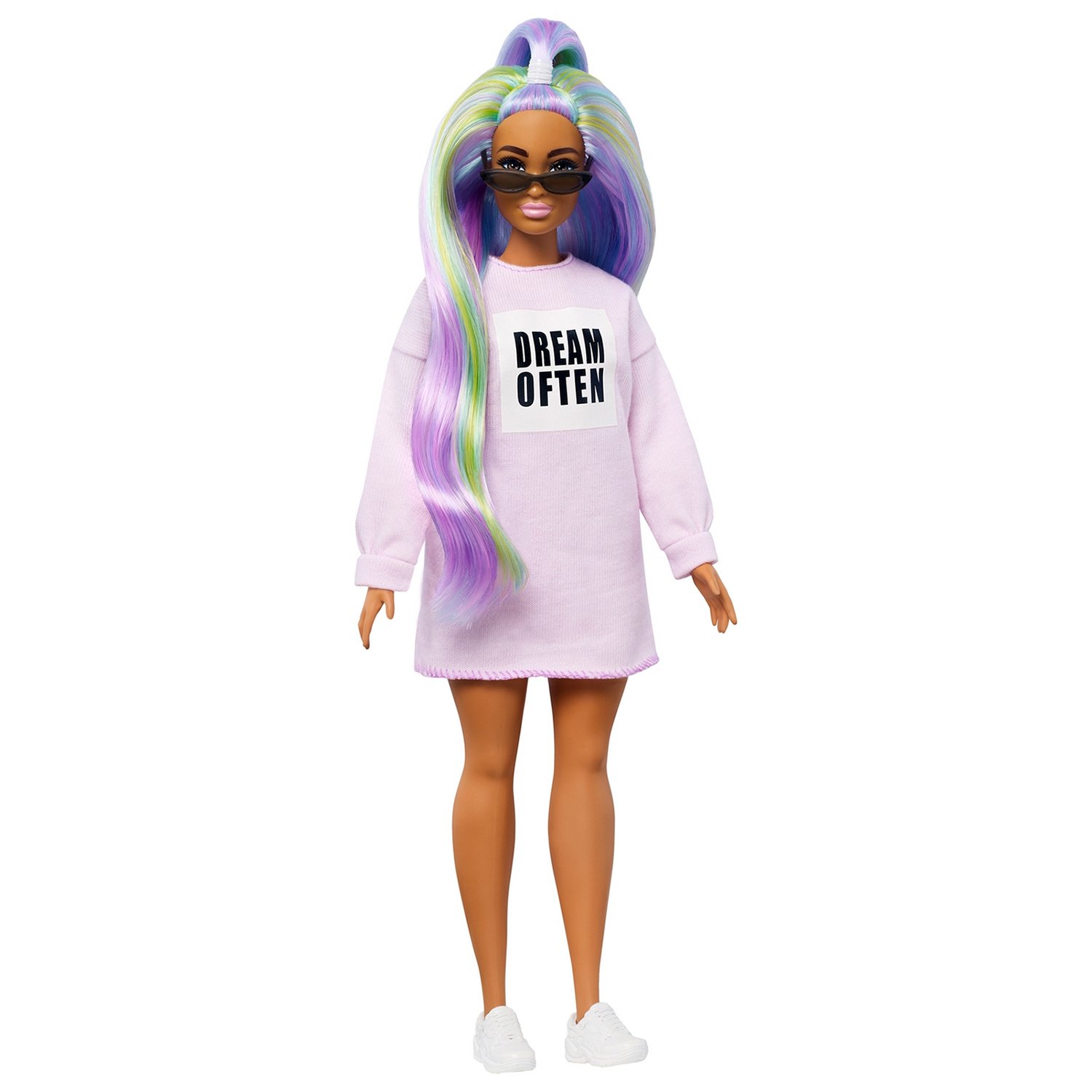 Кукла Barbie GHW52 Игра с модой с разноцветными волосами
