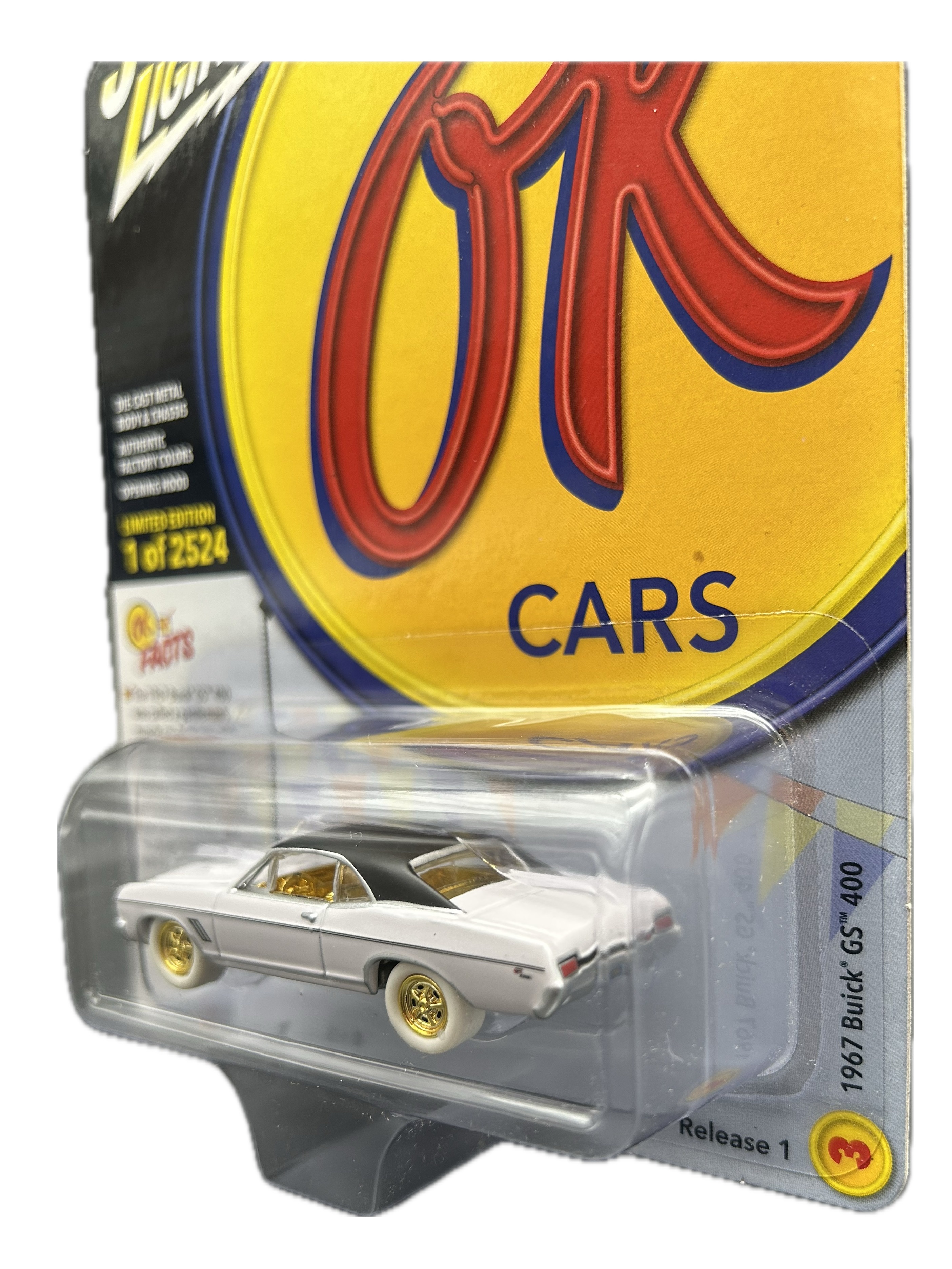Машинка Johny Lightning 1967 Buick GS 400 White Lightning