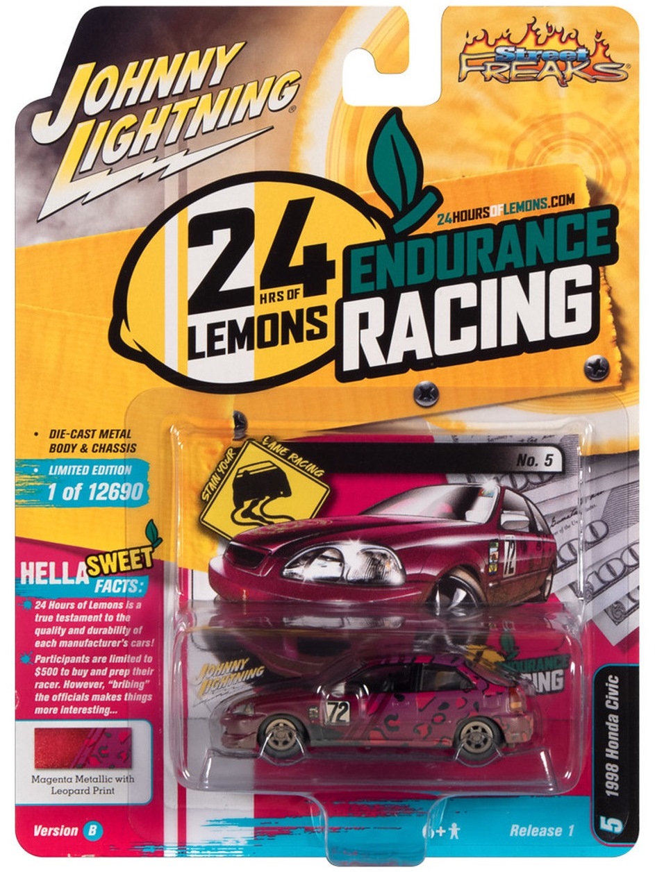Машинка Johny Lightning Street Freaks 1998 Honda Civic