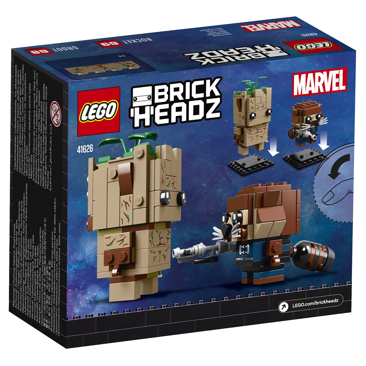 Lego BrickHeadz 41626 Грут и Ракета