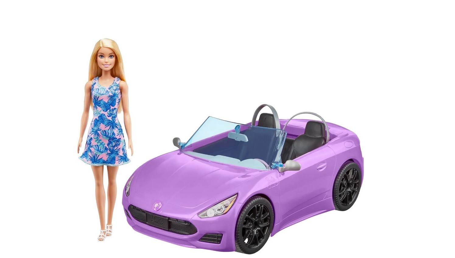 Кукла Barbie HBY29 и розовый кабриолет