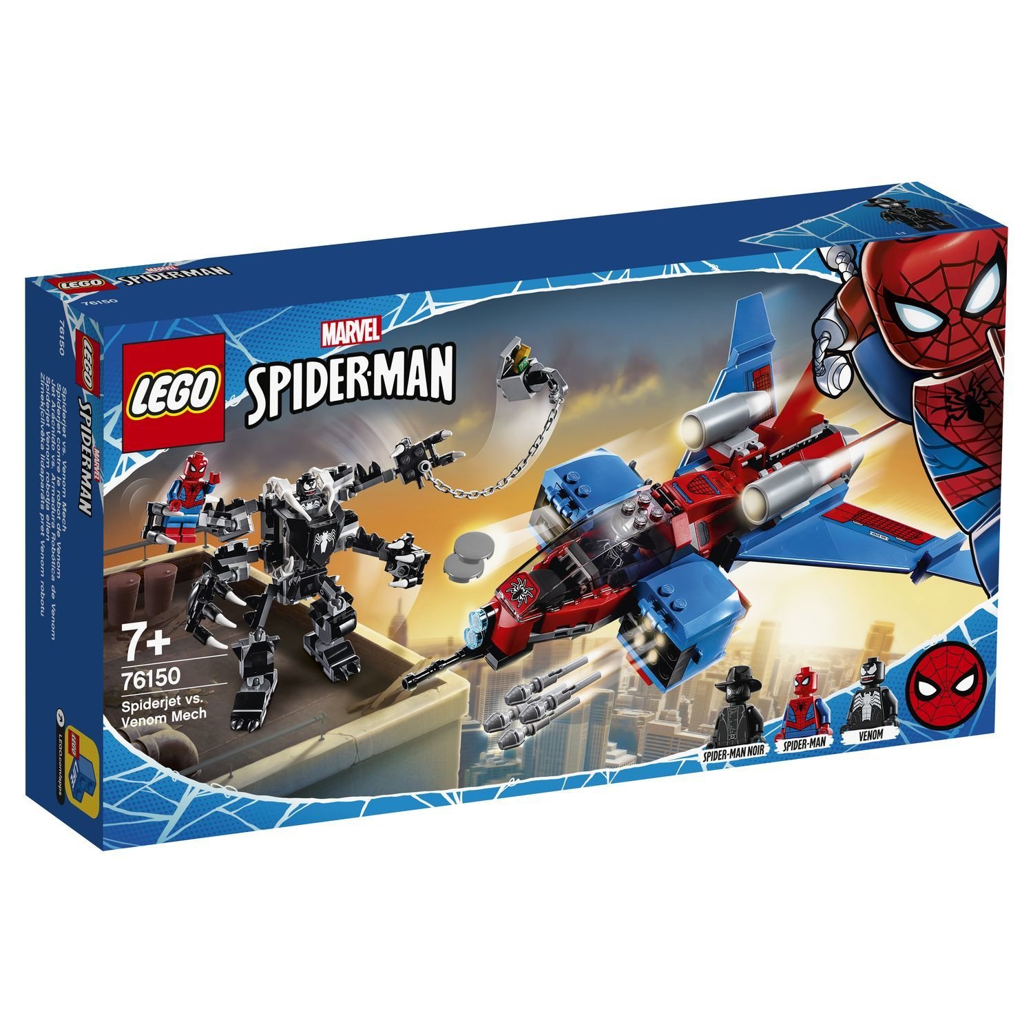 Lego Super Heroes 76150 Реактивный самолёт Человека-Паука против Робо