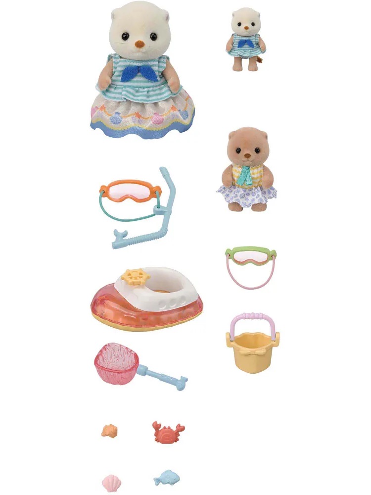 Набор Sylvanian Families 5804 Морские выдры и набор для подводного плавания