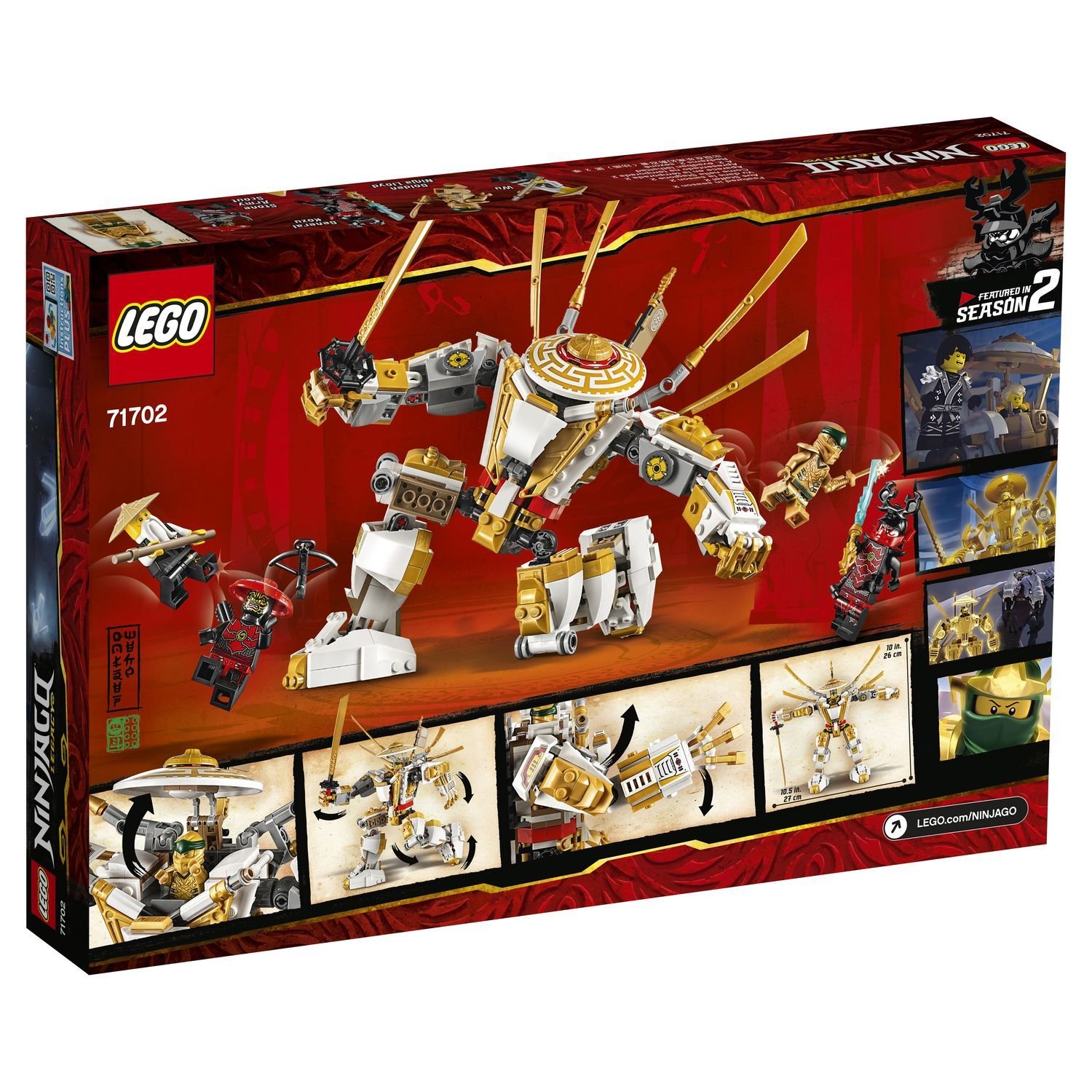 Lego Ninjago 71702 Золотой робот