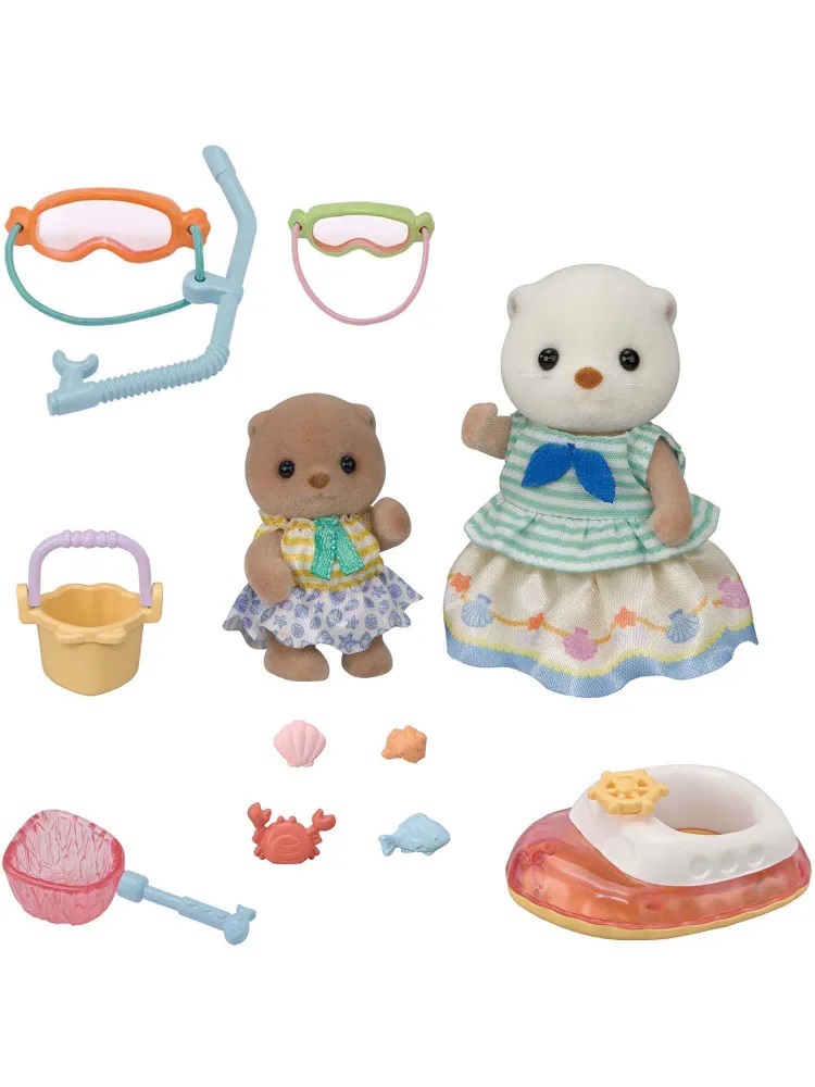 Набор Sylvanian Families 5804 Морские выдры и набор для подводного плавания