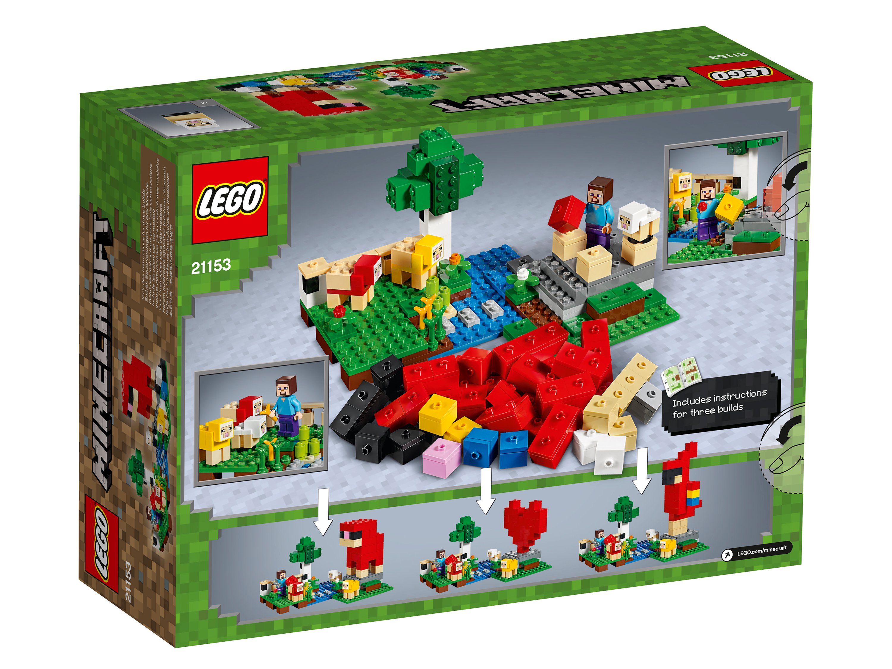 Lego Minecraft 21153 Шерстяная ферма
