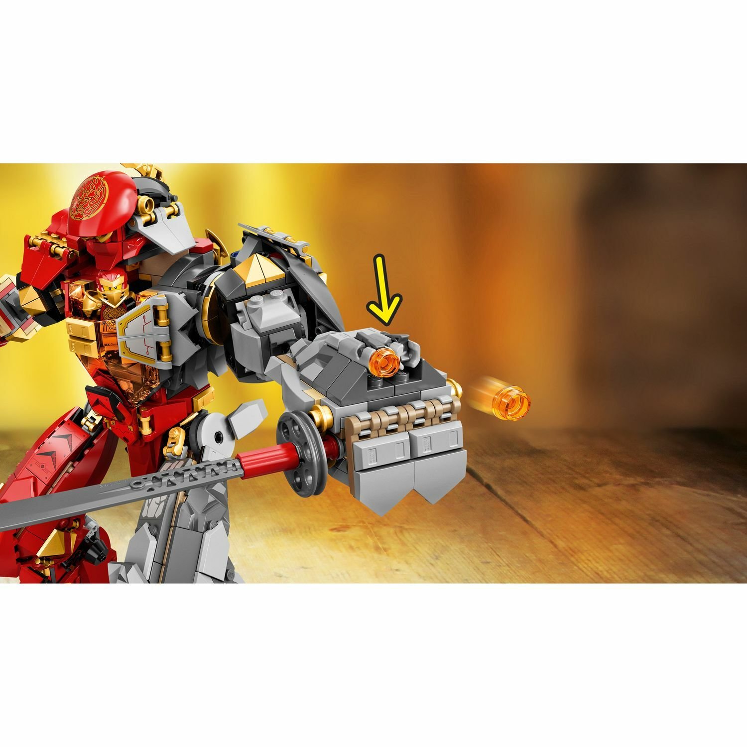 Lego Ninjago 71720 Каменный робот огня