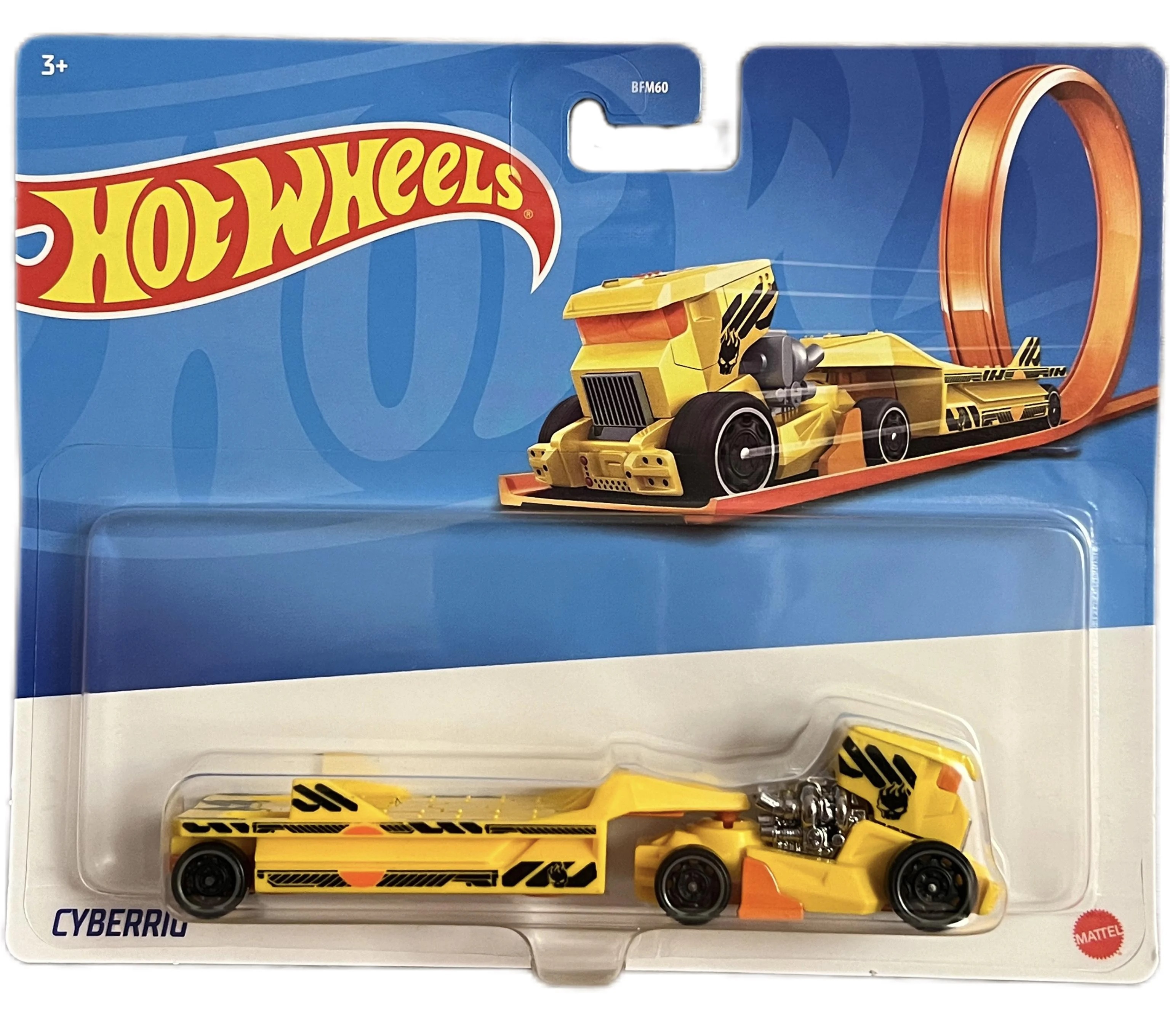 Трейлер Hot Wheels HMG01 Cyberrig Yellow 2023