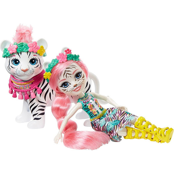 Кукла с большой зверюшкой Enchantimals GFN57 Тэдли Тайгер и тигр Китти