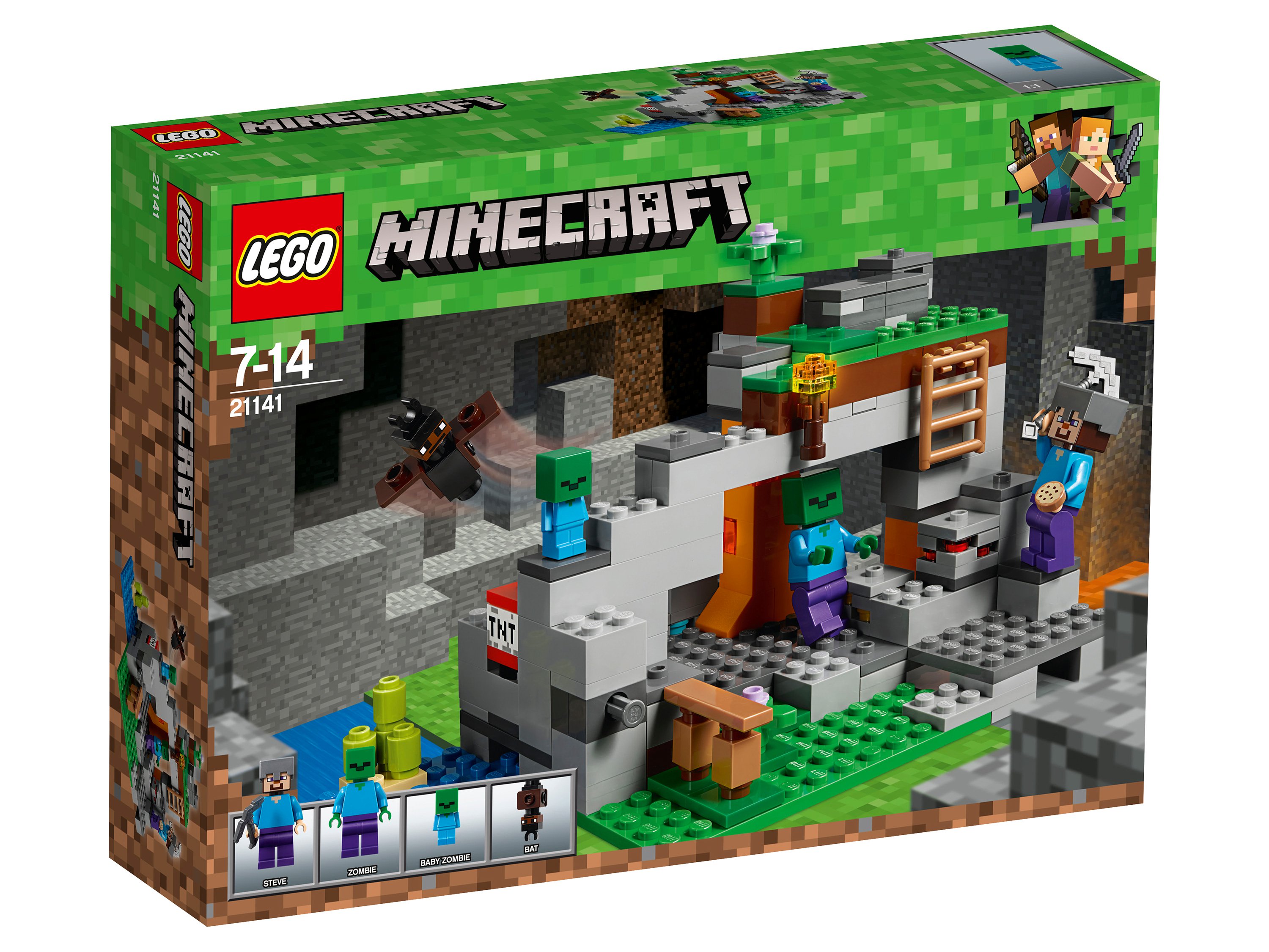 Lego Minecraft 21141 Пещера зомби