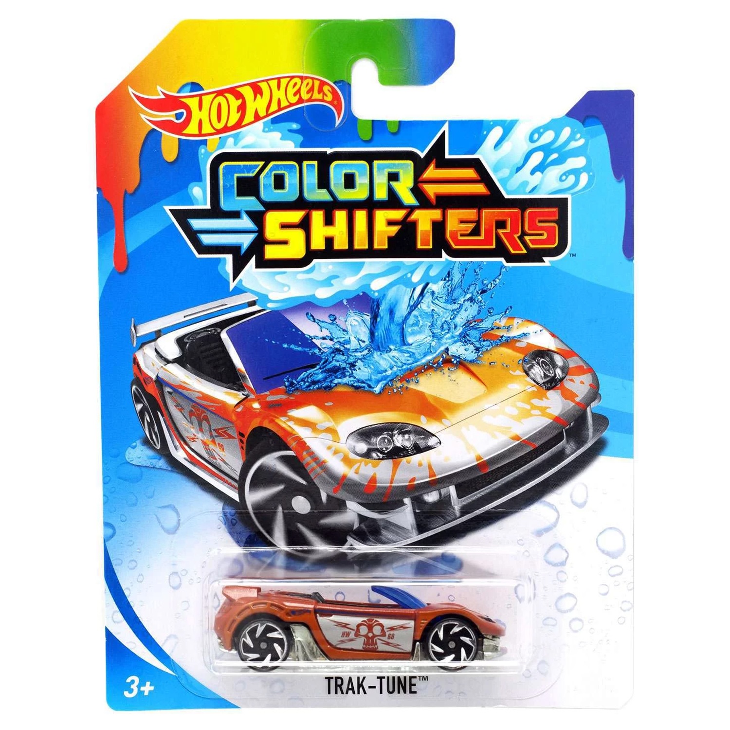 Машинка Hot Wheels GBF25 Color Shifters Trak-Tune