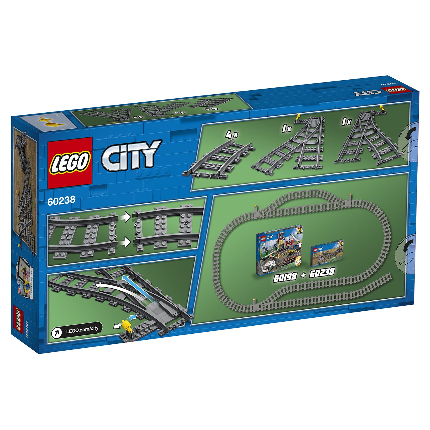 Lego City 60238 Железнодорожные стрелки