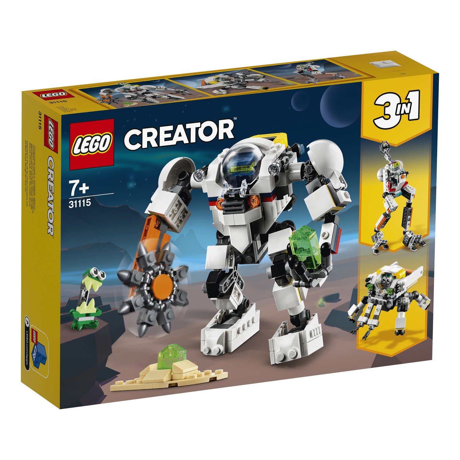 Lego Creator 31115 Космический робот для горных работ