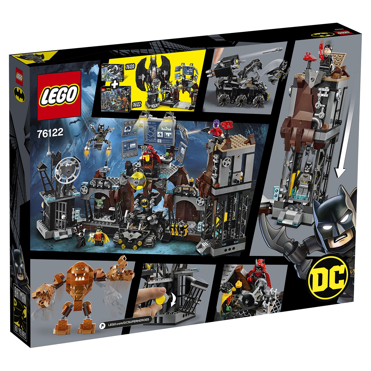 Lego DC Super Heroes 76122 Вторжение Глиноликого в бэт-пещеру
