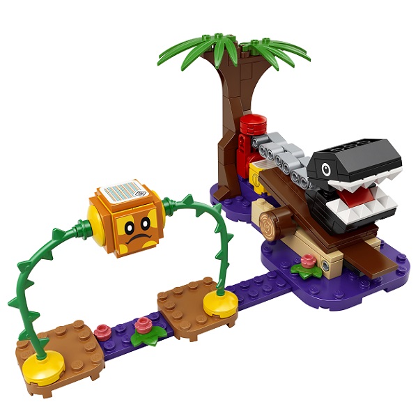 Lego Super Mario 71381 Кусалкин на цепи — встреча в джунглях. Дополнительный набор 