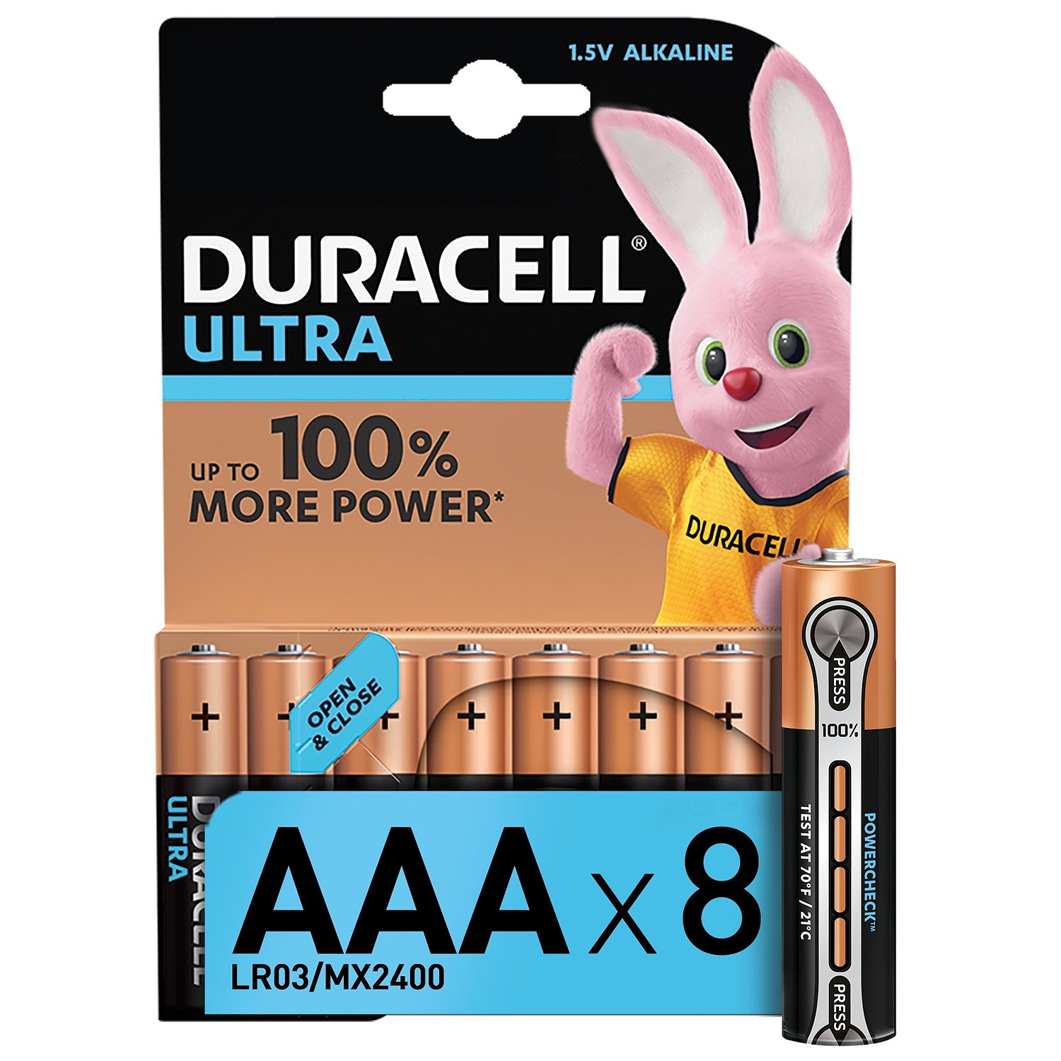 Батарейки Duracell Ultra AAA/LR03 8 шт
