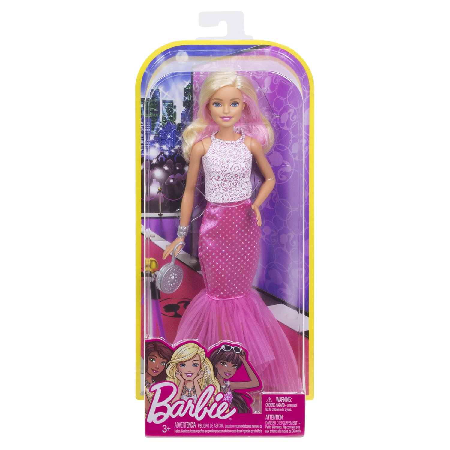 Кукла Barbie DGY70 в вечернем платье-трансформере