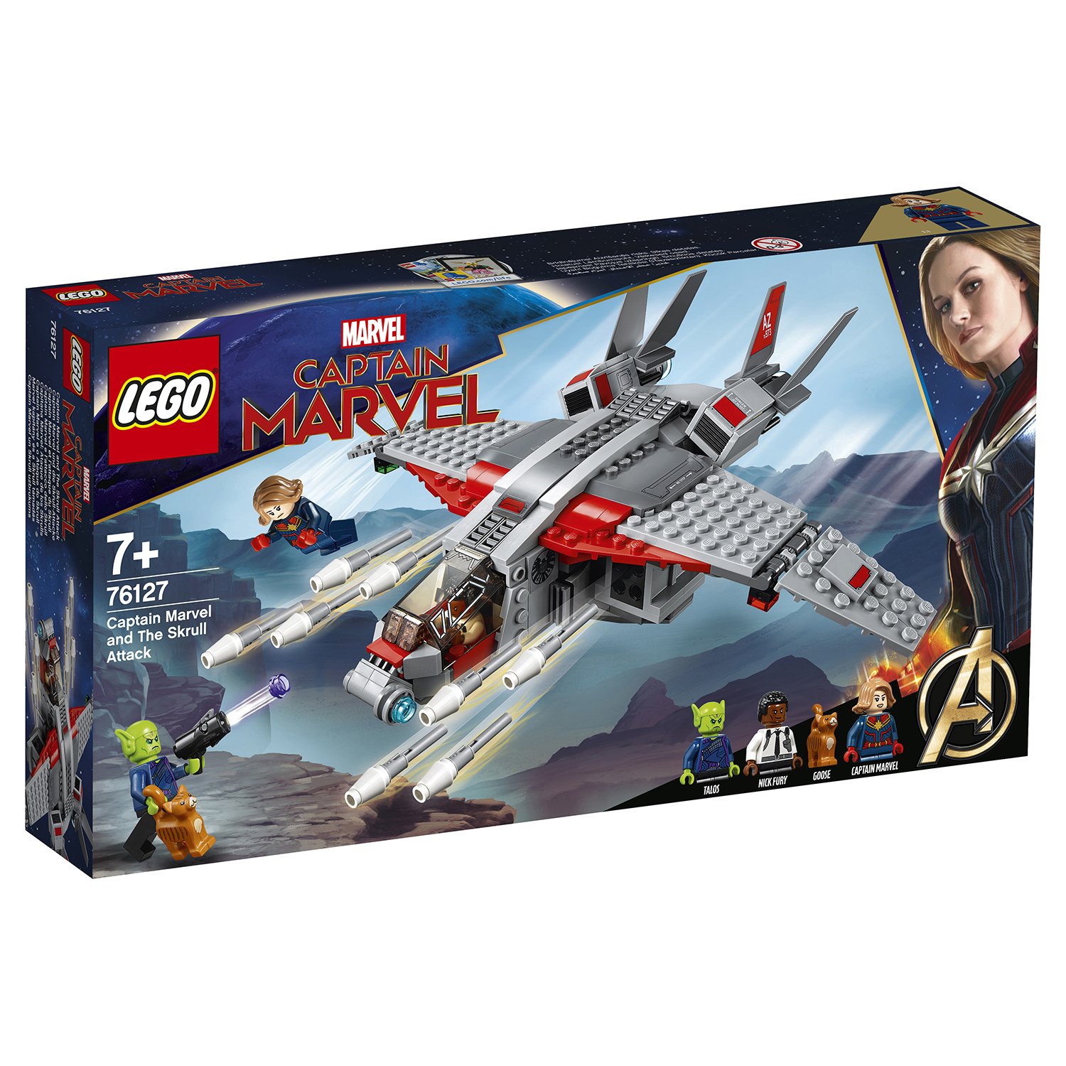 Lego Super Heroes 76127 Капитан Марвел и атака скруллов