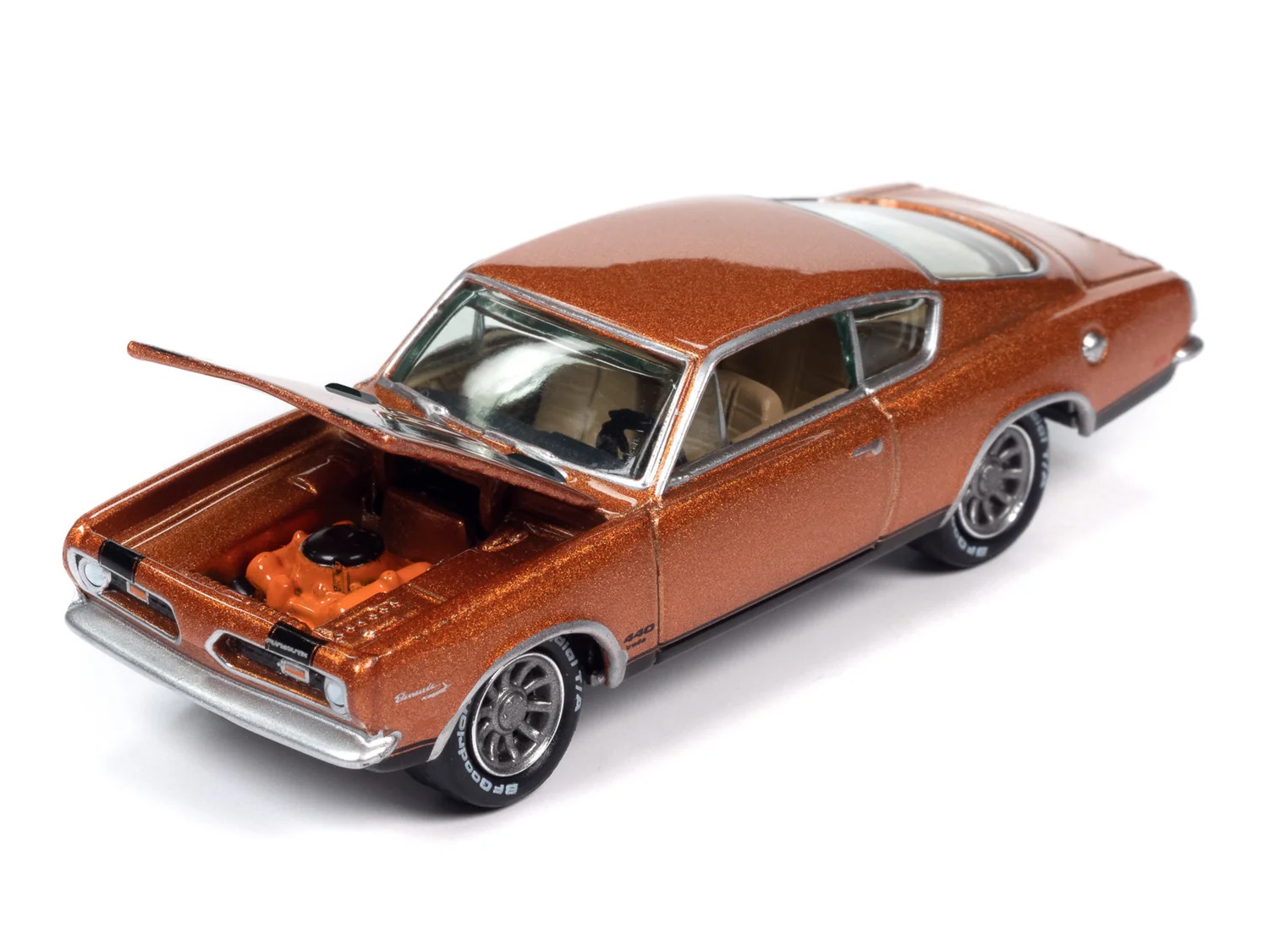 Машинка Johny Lightning Gold Collection 1969 Plymouth Barracuda Bronze