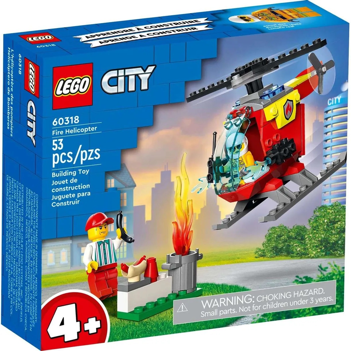 Lego City 60318 Пожарный вертолёт