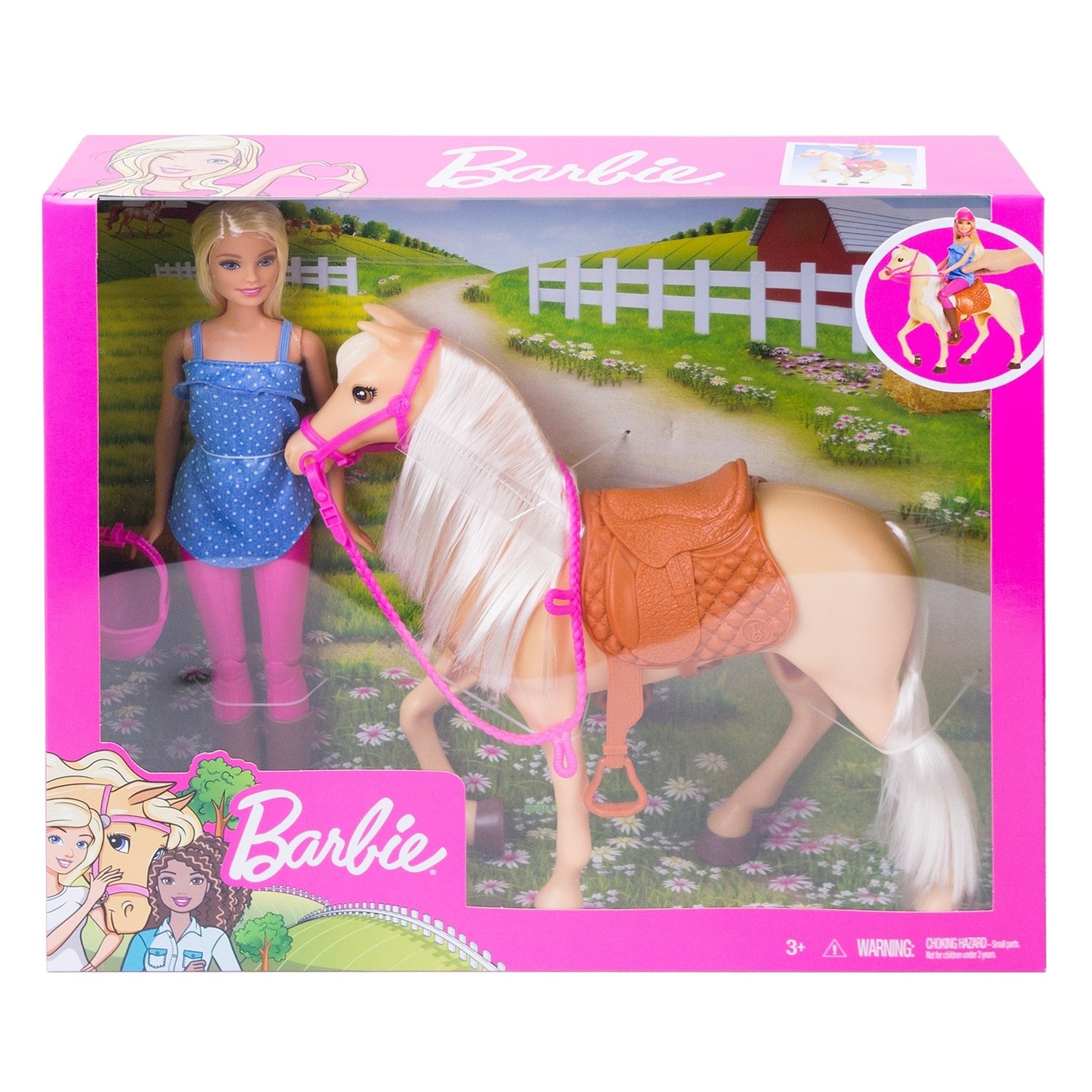 Кукла Barbie FXH13 Наездница