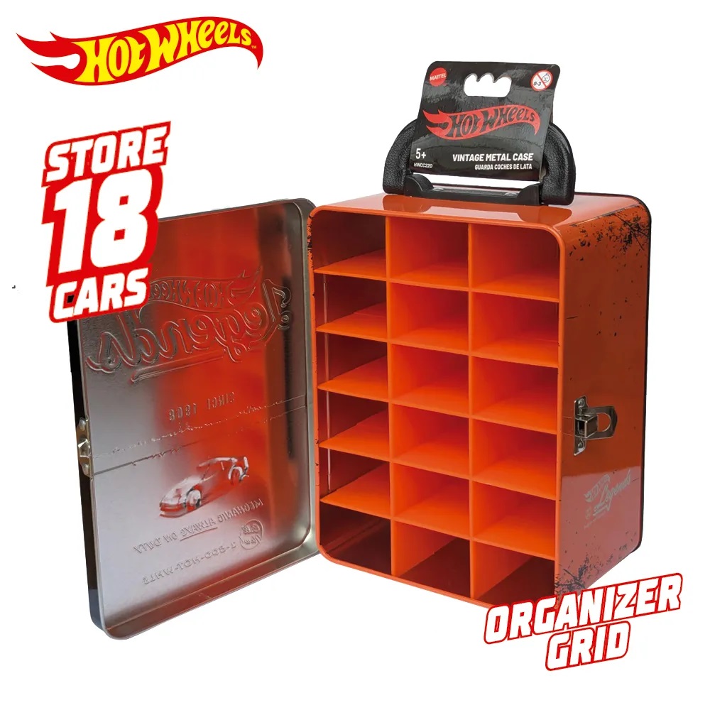 Портативный кейс для хранения 18 машинок Hot Wheels арт.HWCC-220