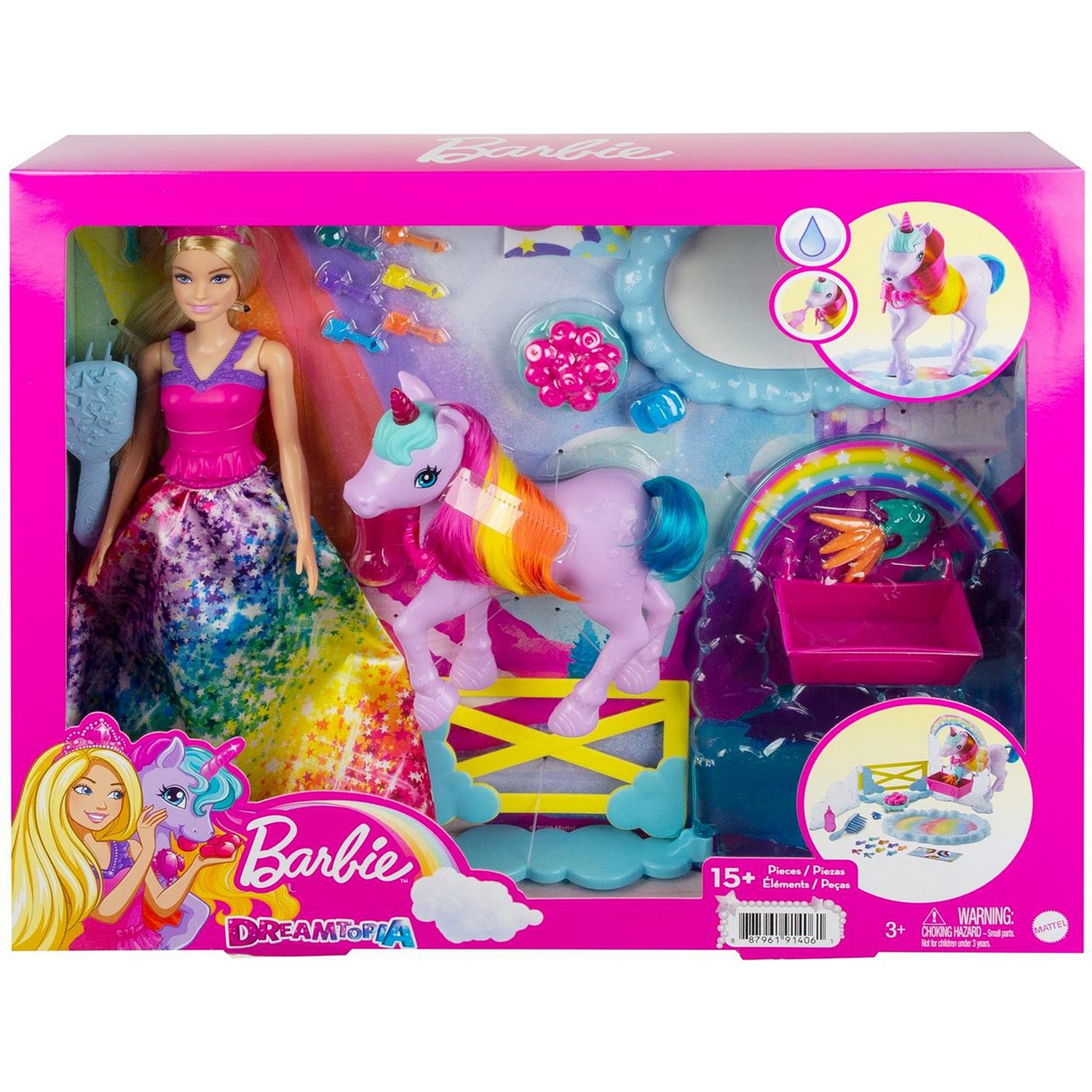 Набор Barbie GTG01 Дримтопия Кукла и единорог