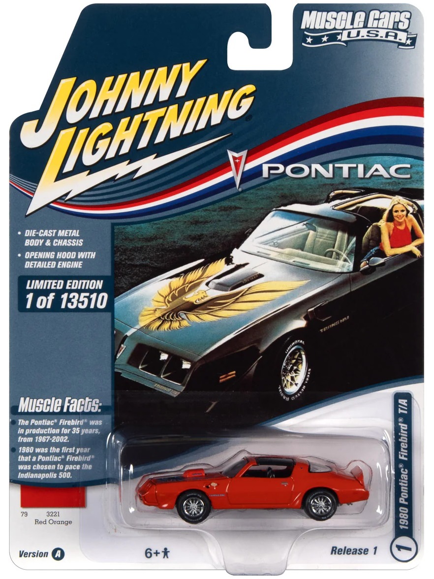 Машинка Johny Lightning 1980 Pontiac Firebird T/A