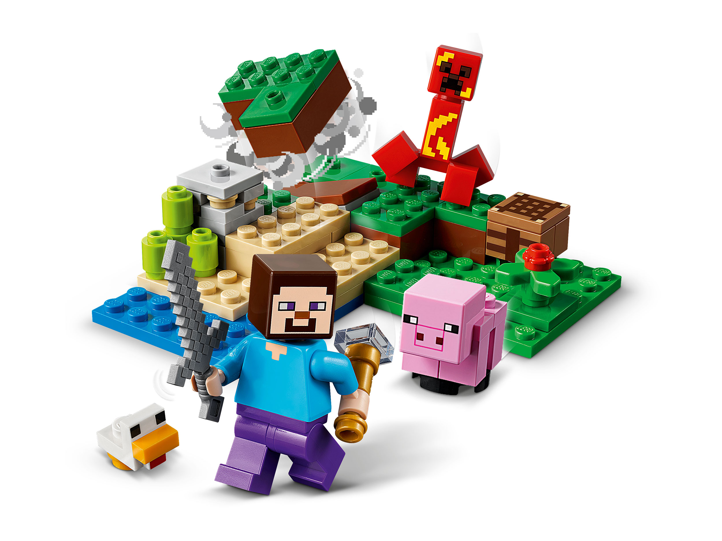 Lego Minecraft 21177 Засада Крипера