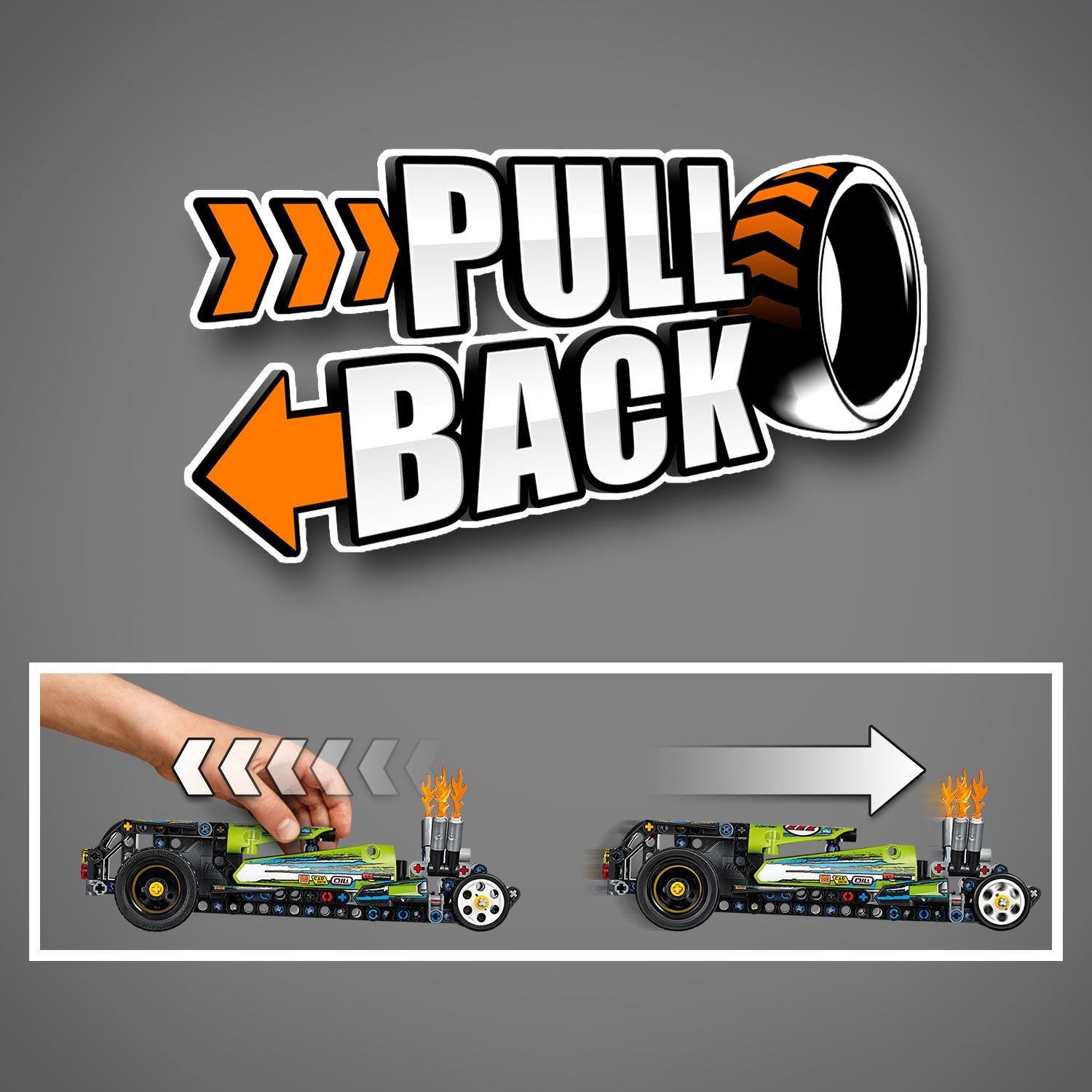 Lego Technic 42103 Драгстер