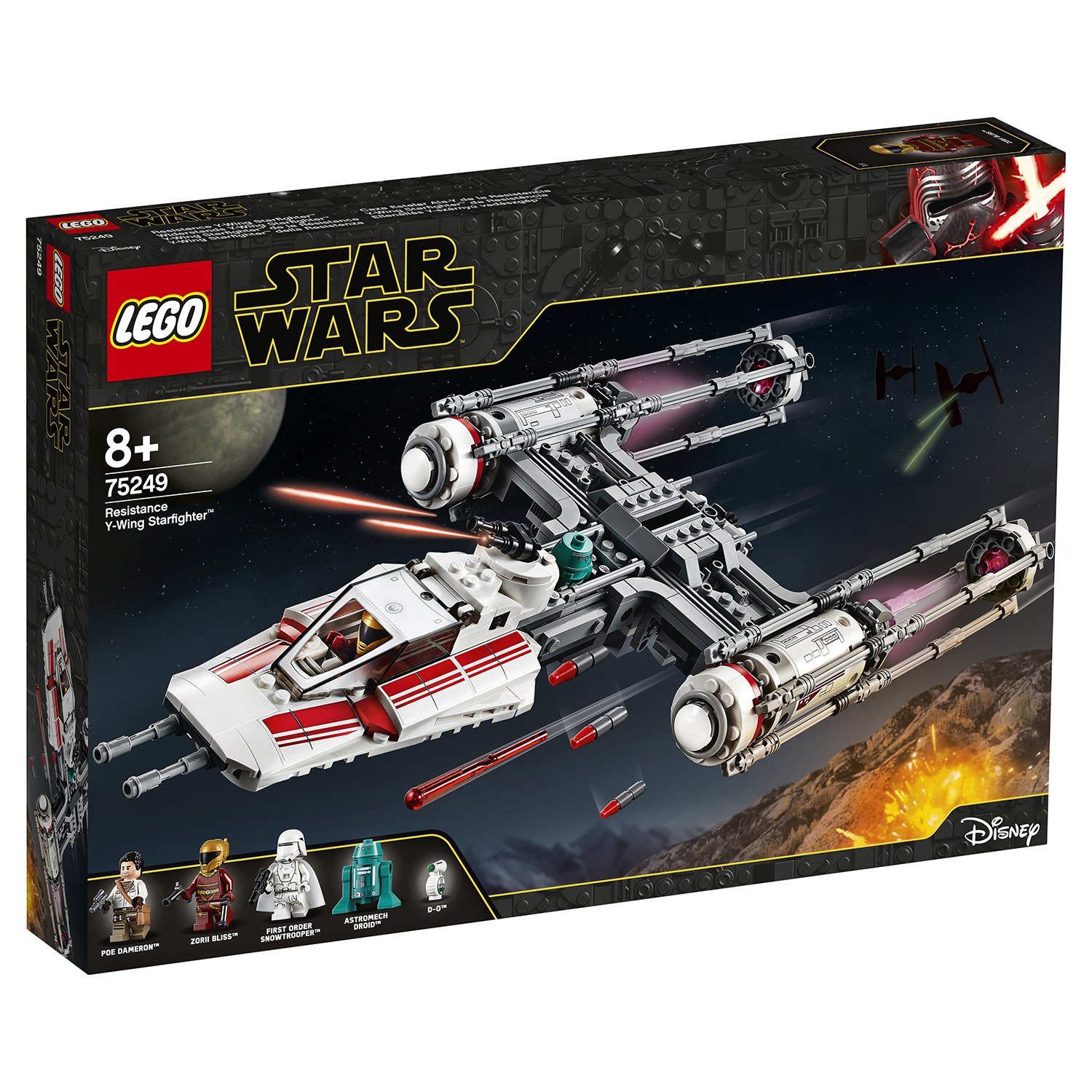 Lego Star Wars 75249 Звёздный истребитель Повстанцев типа Y
