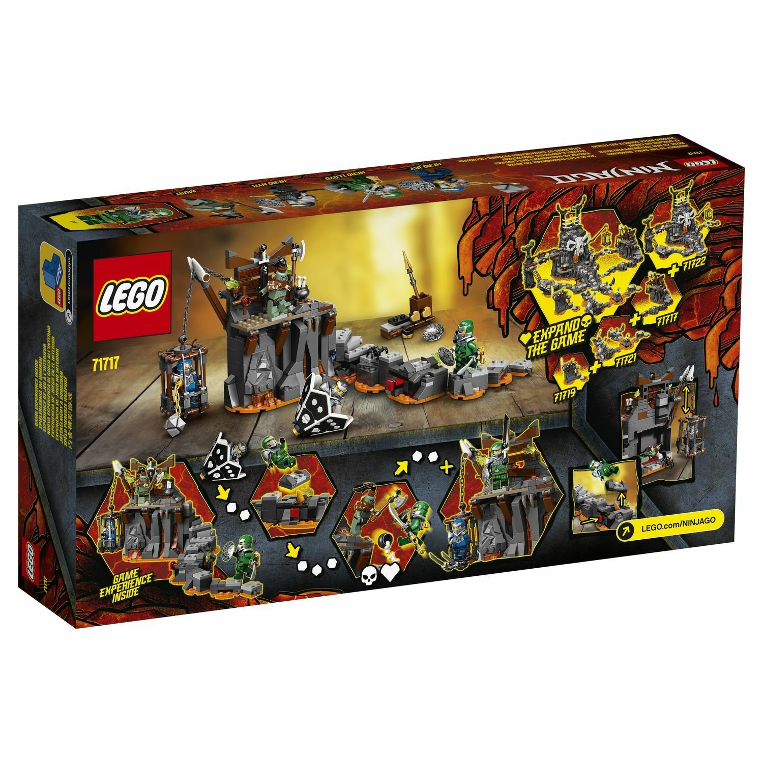 Lego Ninjago 71717 Путешествие в Подземелье черепа