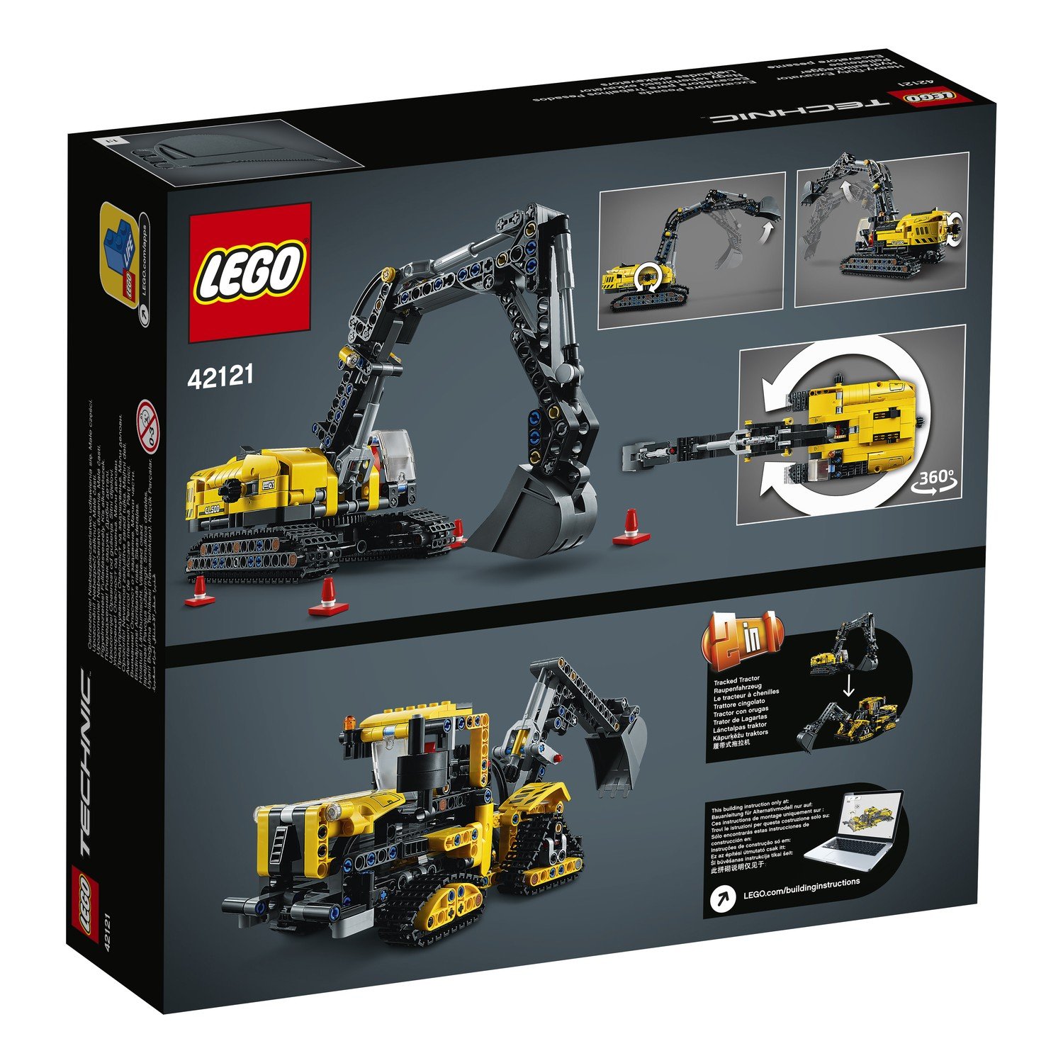 Lego Technic 42121 Тяжелый экскаватор