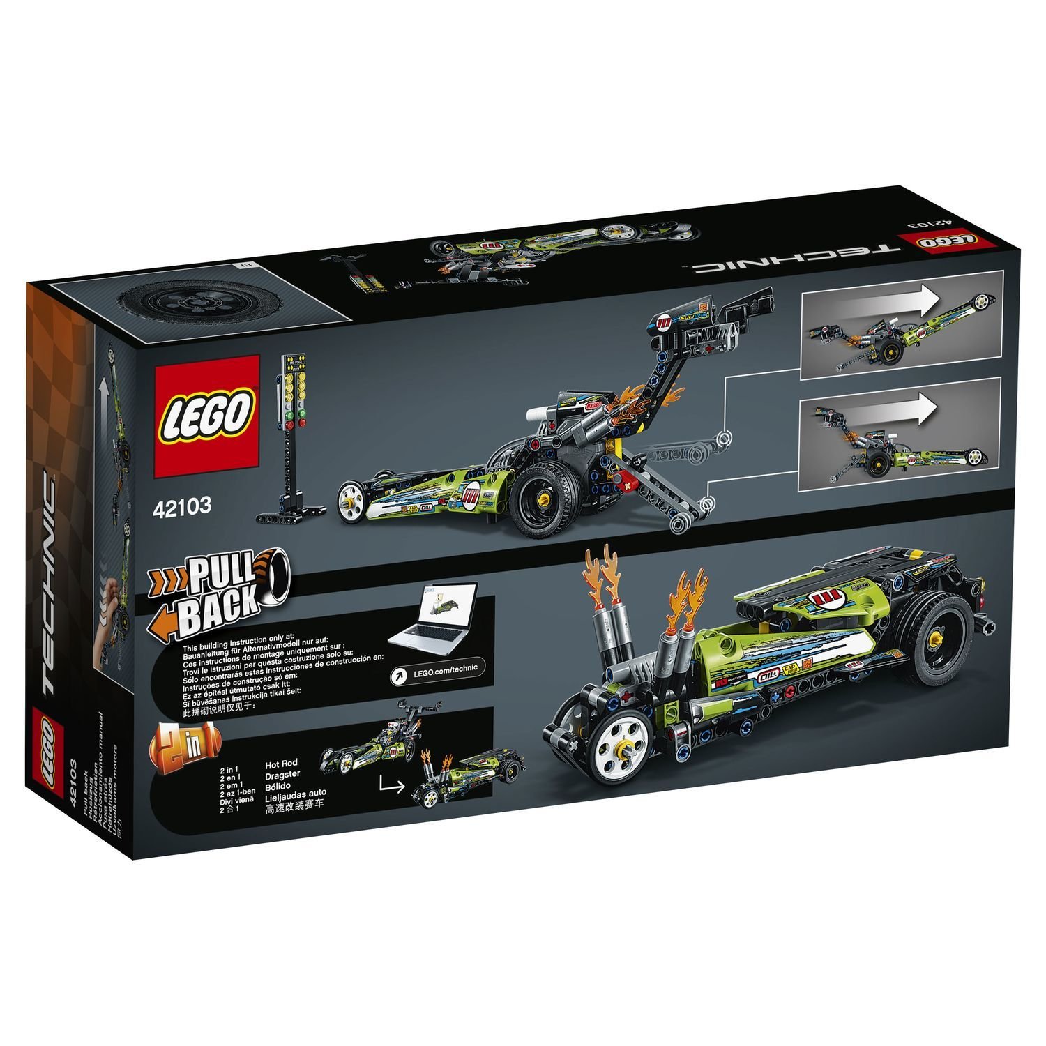 Lego Technic 42103 Драгстер