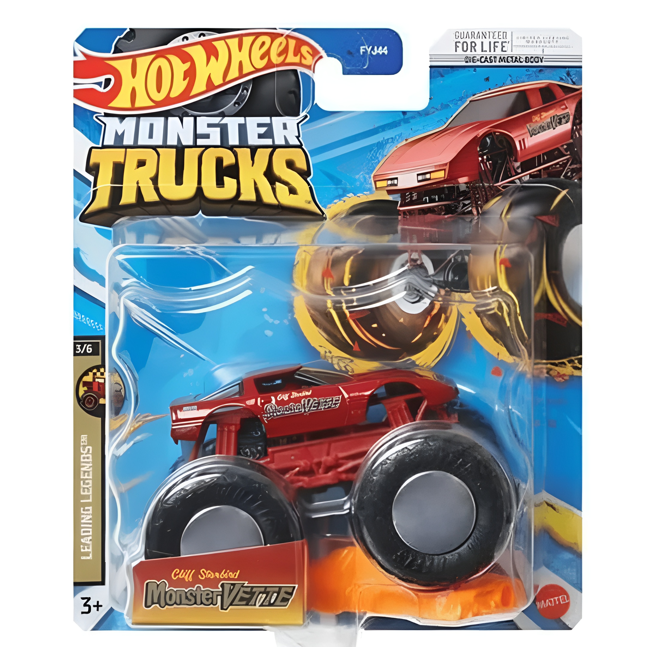 Машинка Hot Wheels HPR46 Monster Trucks Monster Vette 2023