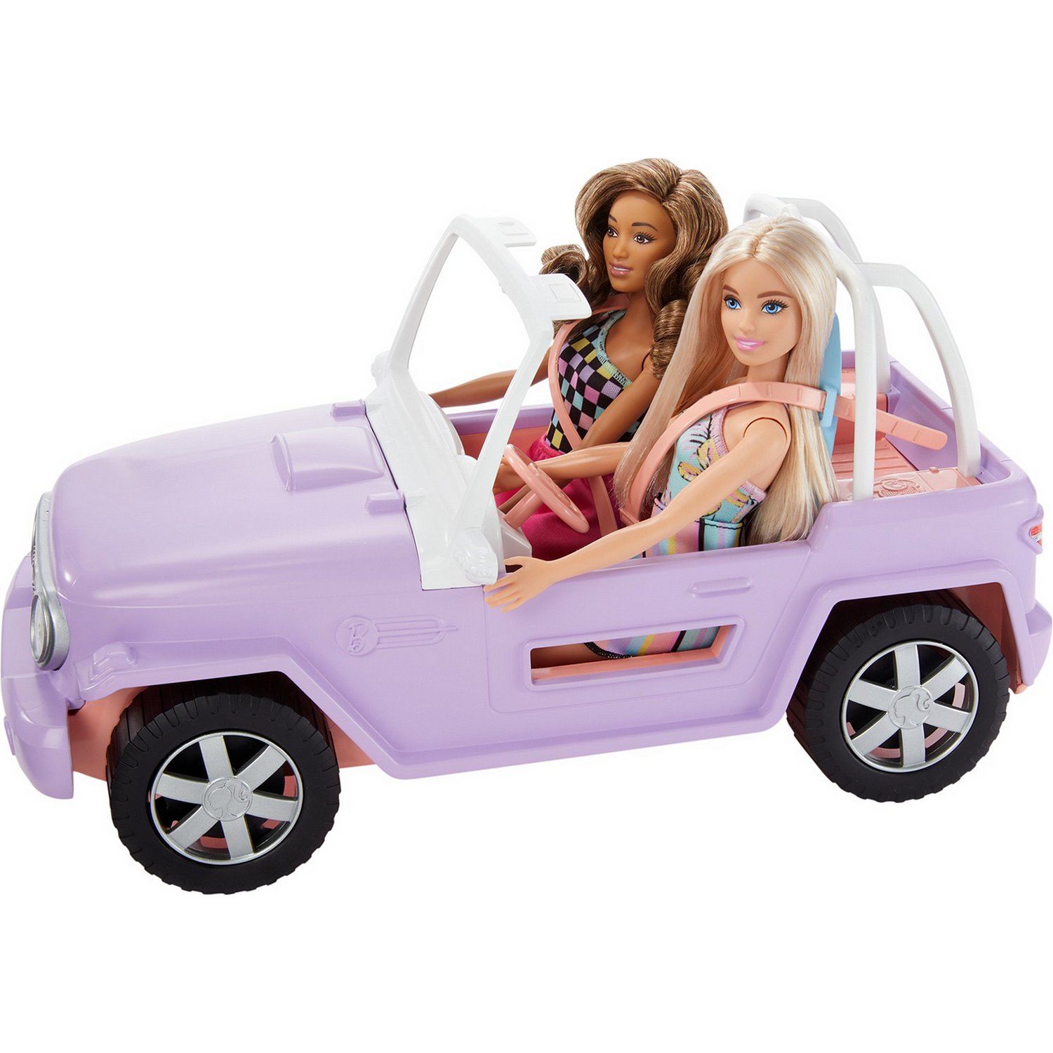 Набор Barbie GXD66 Малибу и Бруклин с машиной и лодкой