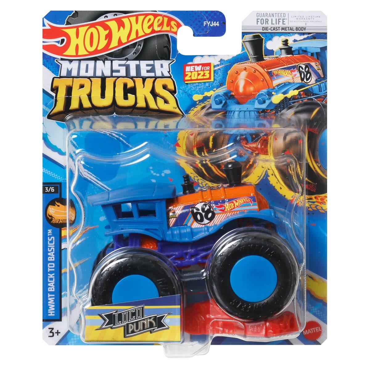 Машинка Hot Wheels HLR82 Monster Trucks Loco Punk 2023