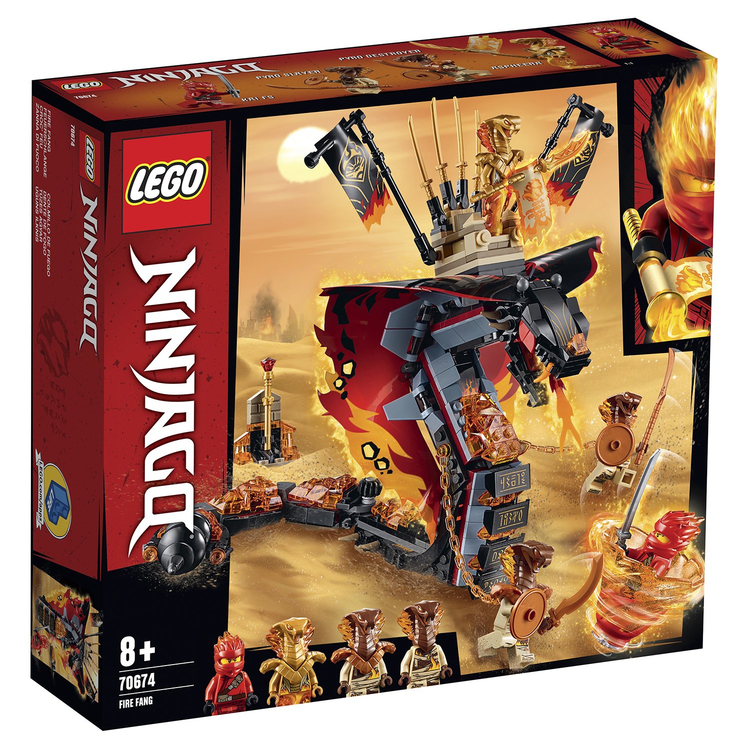 Lego Ninjago 70674 Огненный кинжал