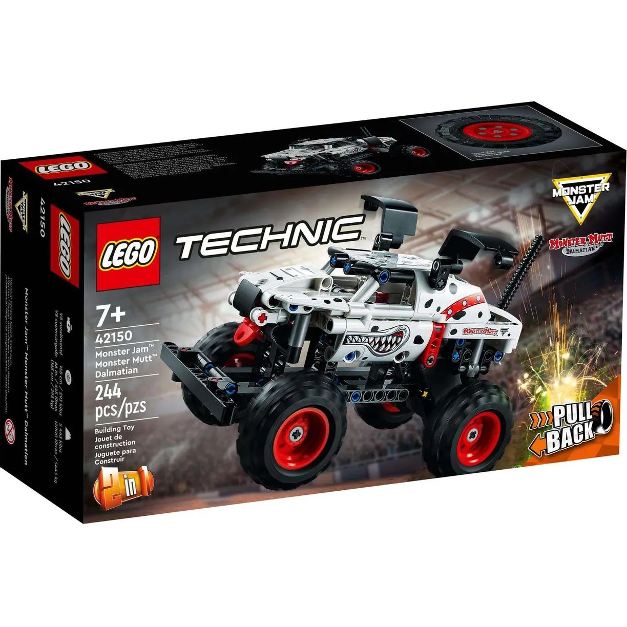 Lego Technic 42150 Monster Jam Далматинец