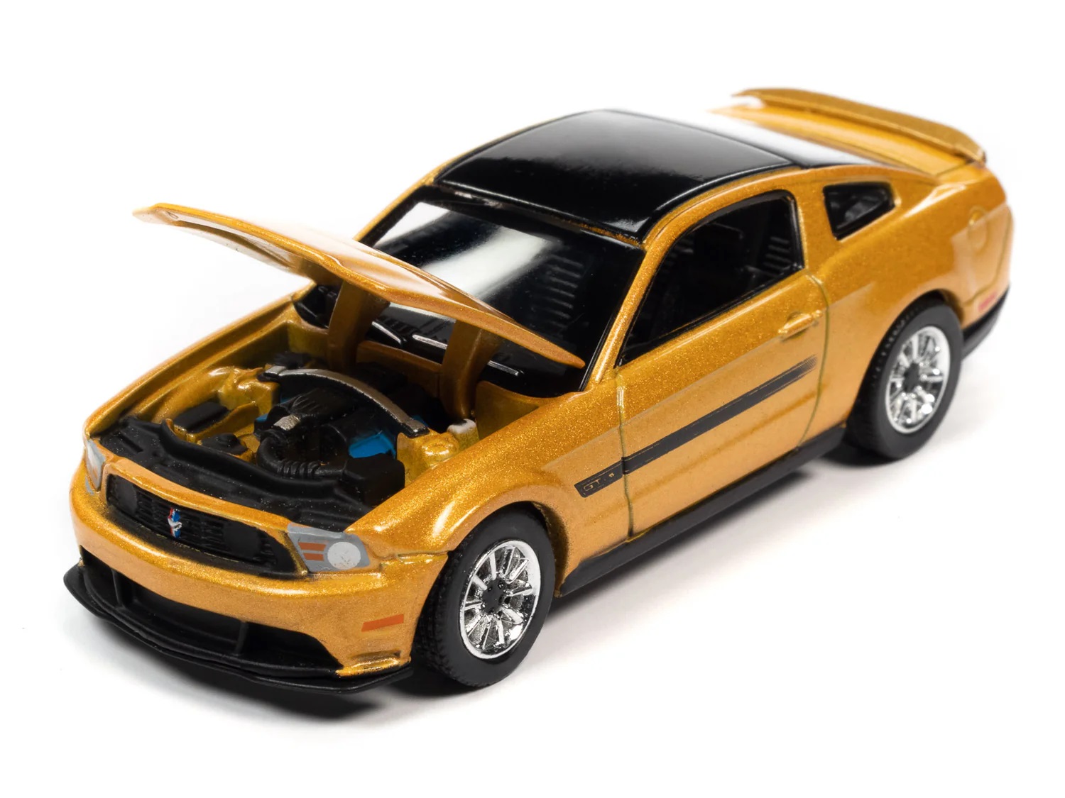 Машинка Auto World 2012 Ford Mustang GT/CS Yellow Blaze