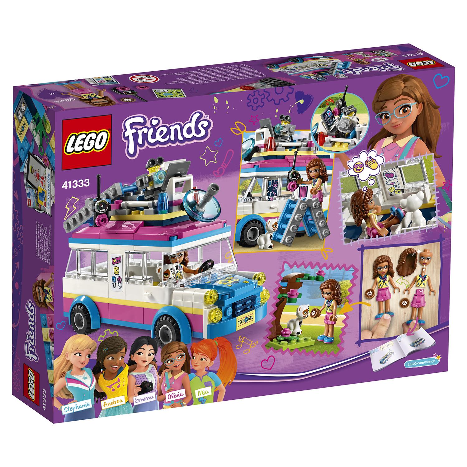 Lego Friends 41333 Передвижная научная лаборатория Оливии